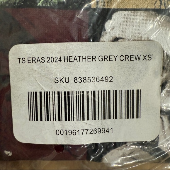 Taylor Swift | The Eras Tour II Gray Crewneck | New - Picture 11 of 16
